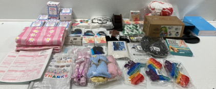 (8) Baby Mosquito Net-Blanket-(2) Packs Paper-Portable Potty- Light Up Mirror- and More
