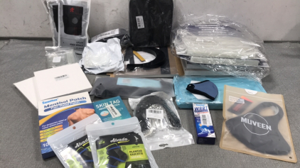 Face Shields and Masks, Gel Ice Pack, Knee Braces, Plantar Faciitis Socks, Wart Remover, Menthol Patch, Neck Brace, and more