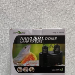 (3) Repti Zoo Nano Dual Dome Lamp Fixtures