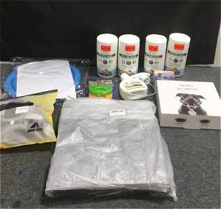 (1) Woofheld No-Shock Barking Collar (1) Fat Pets Fun Food bowl (1) Petsvv Cat Scratch Deterant Spray and More Pet Supplies