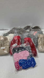 (20) Beanies (6) Pairs Of Toddler Mittens