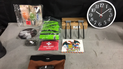 Car Trash Can, Wall Clock, Stickers, First Aid Kit, Plant Watering Kit, Fly Trap