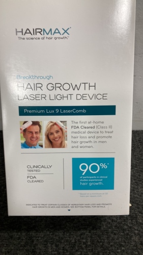 Hairmax hair growth laser light device