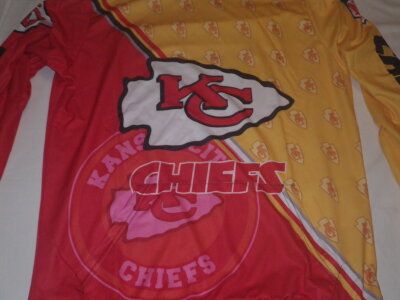 New NFL Kansas City Chiefs Hooded Long sleeve, Sz XL