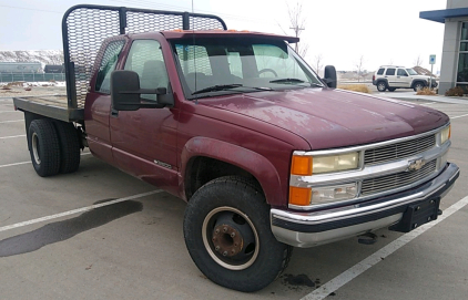 1995 Chevrolet 3500 Flatbed - 4x4 - Runs Good