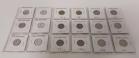 6 Steel War Pennies, 6 Indian Head Cents, and 6 Buffalo Nickels