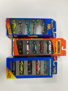 (2) Hotwheels Gift Packs and (1) Matchbox Gift Pack