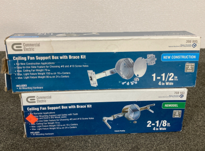Ceiling Fan Support Box With Brace Kit