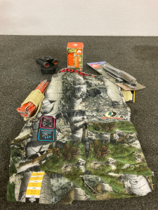 Collapsible Water Bottle, Paracord Handle Knife, 3xL Hunting Pants, And More