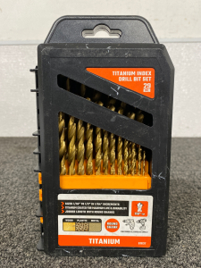 Titanium Index Drill Bit Set