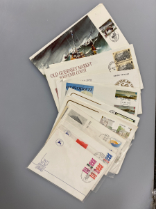Foreign Firat Day of Issue Postage Stamps on Cachet Envelopes