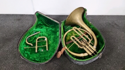 Vintage French Horn w/ Case