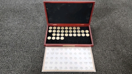 Gold And Silver Highlighted U.S. Statehood Quarters