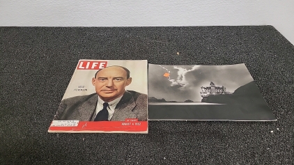 Life Magazine and Wall Art