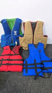 Assorted Adult & Youth Life Vests