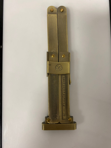 Scissor Action Paratrooper Knife With WWII German Markings