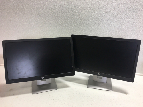 (2) Hp EliteDisplay E222 Monitors