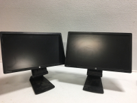 (2) Hp Monitors EliteDisplay E231& E22li, 20in & 18 in