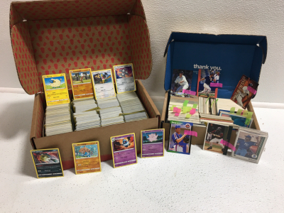 90s baseball cards / Pokémon cards