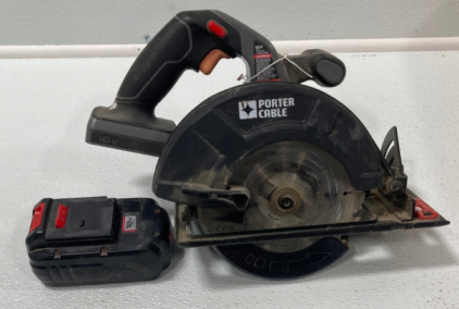 Porter cable cordless saw