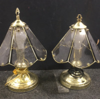 Matching Gold Lamp Set