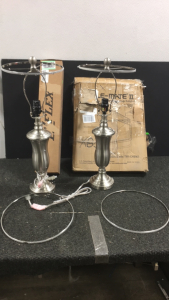 (2) Oneach Matching Table Lamps (1) Elflex Furnace Filter (1) Table-Mate II