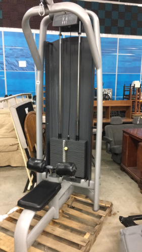 (1) TechnoGym Lat Weight Machine