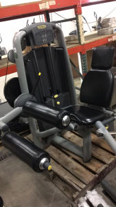 (1) TechnoGym Leg Curl Weight Machine