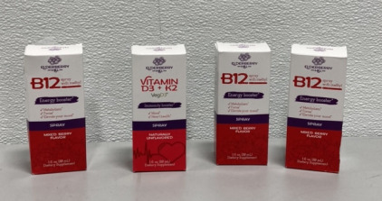(3) Elderberry Hill B12 Spray with Methyl, (1) Elderberry Hill Vitamin D3+K2 VegD3 Imunnity Booset Spray