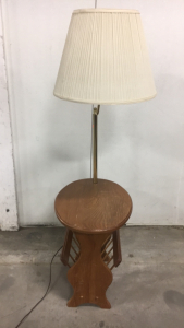 Side Table w/ Lamp