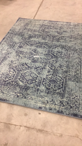 Blue and Teal Rug