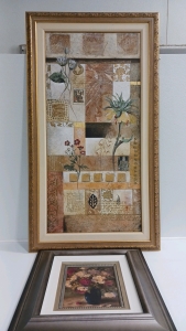 Framed Flower Paintings