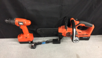 Black and Decker Drill and Tree Trimmer