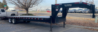 2001 Big Bubbas Gooseneck Flat Bed Trailer