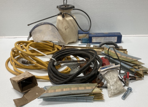 Welding Shield, Air Compressor Hose, And More