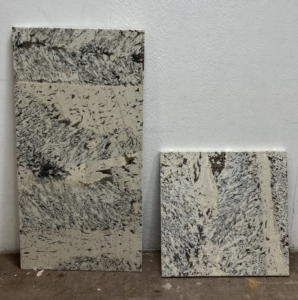 (2) piece marble slabs