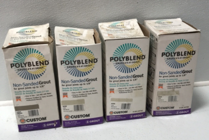 (4) PolyBlend Non Sanded Grout