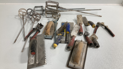 Trowels, Hand Sanders, Mixing Attachments And More