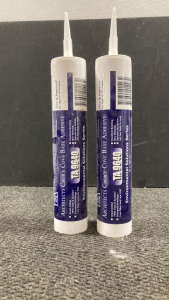 (2) T&A Supply Company Architects Choice Cove Base Adhesive