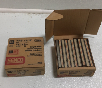 (2) Boxes Of (3000) Senco Senclamp 7/16” Fasteners