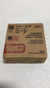 (1) Box Of (3000) Senco 7/16” x 5/16” SeNclamp Fasteners