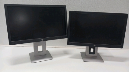 (2) HP Elite Display Monitors