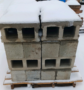 Pallet Of Cinderblocks