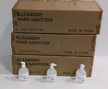 (3) Boxes Of Instant Hand Sanitizer