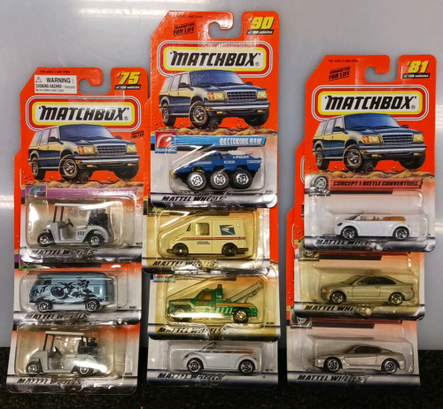 (10) Matchbox Collectible Cars