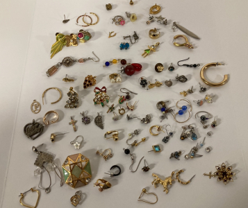 Assorted Earrings And Pendants