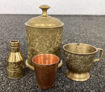Brass And Copper Containers