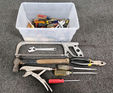 Bin Of Assorted Tools