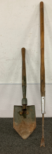 Vintage U.S. Shovel And Vintage Nail Puller