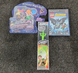 Assorted Kids Toys & Batman Video Game